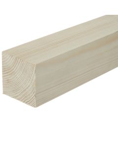 Planed Redwood PSE PEFC Timber - 75 x 75mm (Finished Size 69 X 69mm)