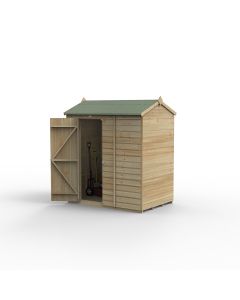 Beckwood Reverse Apex Shed - No Windows - 6 x 4 ft