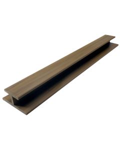 HD Clad Pro I-Shape Trim for Composite Cladding - 45 x 33mm - Cedar Brown